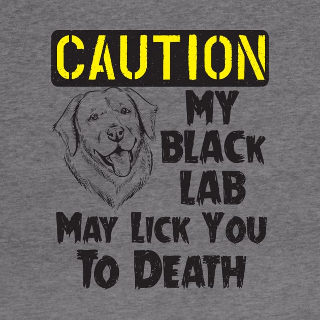 Labrador Retriever - Black Lab May Lick You To Death by mrsmitful